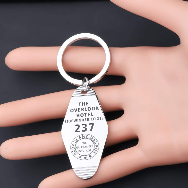 [Australia] - FOTAP The Shining Inspired Gift Overlook Hotel Room 237 Keychain Hand Stamped Key Tag 