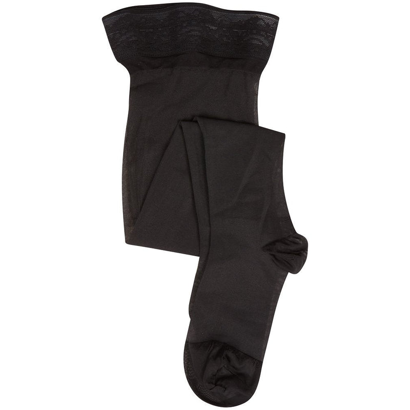 [Australia] - EvoNation Women's USA Made Thigh High Graduated Compression Stockings 20-30 mmHg Firm Pressure Ladies Sheer Socks Lace Top Support Hose - Best Comfort Circulation (Medium, Black) Medium (1 Pair) 