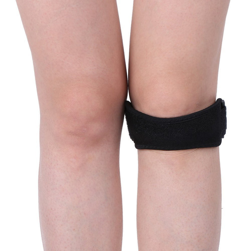 [Australia] - 1 Pcs Knee Brace Support, Adjustable Neoprene Knee Pad Gel Knee Support Strap Support Protector Stabilizer Knee Pain Relief Brace Support For Training Knee Band 