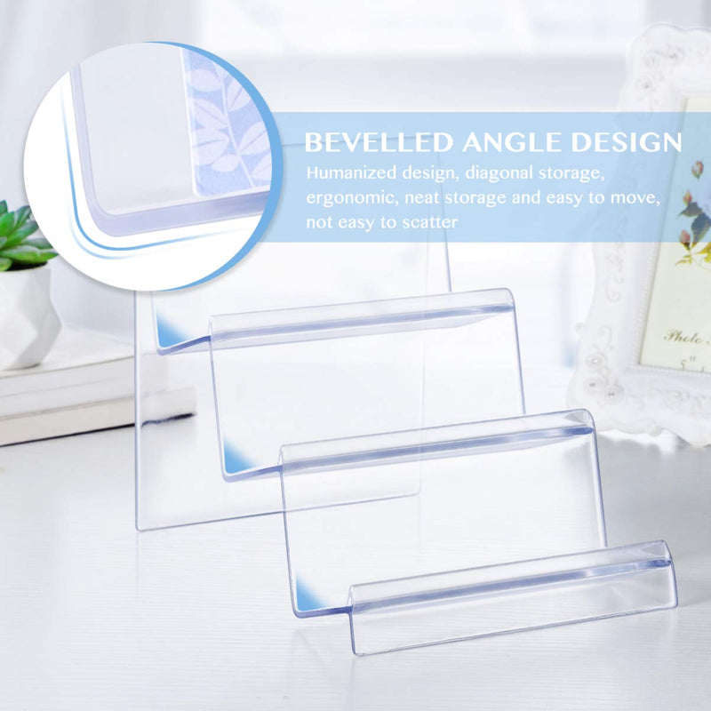 [Australia] - TOPBATHY 3 Tier Clear Acrylic Wallet Display Stand Holder Handbag Purse Display Stand Jewelry Stand Cosmetic Display Racks 