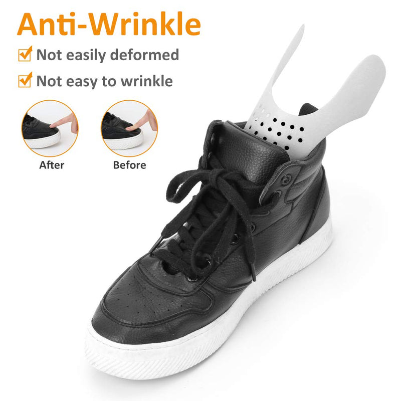 [Australia] - 4 Pairs Shoe Crease Protectors for Air Force Shoes, Anti-Wrinkle Shoe Crease Guard for Sneaker and Casual Shoes, Anti Crease Shoe Protectors for Men's 7-12/ Women's 5-8 