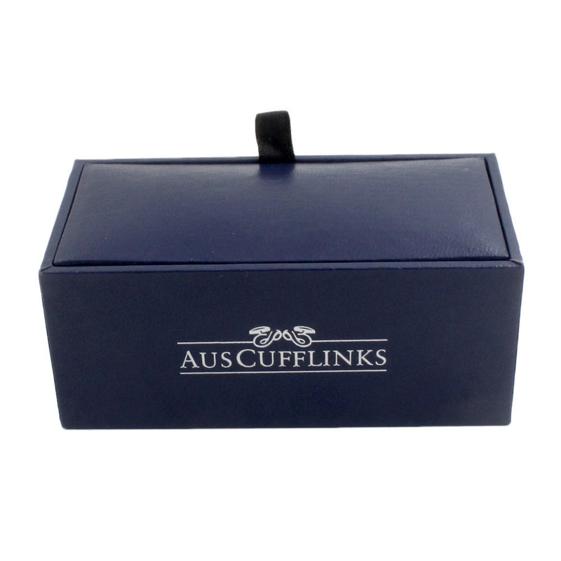 [Australia] - Gold Cufflinks | Premium Cuff Links | Cufflinks Box Included | Gift for Men Cuffelinks 