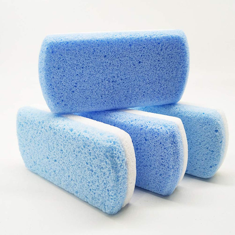 [Australia] - HEALLILY 4pcs Foot Pumice Cleaning Stone Foot Exfoliator File Scrubber Feet Hard Pedicure File Block Skin Callus Remover Scrubber for Women Men 