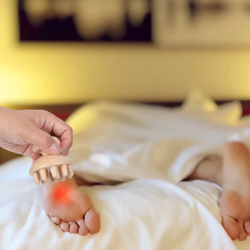 [Australia] - FOMIYES Wood Therapy Mushroom Wood Massager Mushroom Wood Therapy Tool Maderoterapia Mushroom Full Body Wood Massager Gua Sha Tools for Women Men Relief 