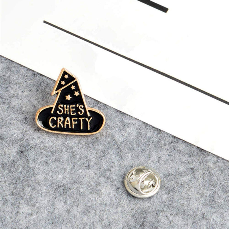 [Australia] - Enamel Pin Art Badges Brooch Cute Hard Enamel Laple Pin A-wizard Hat 