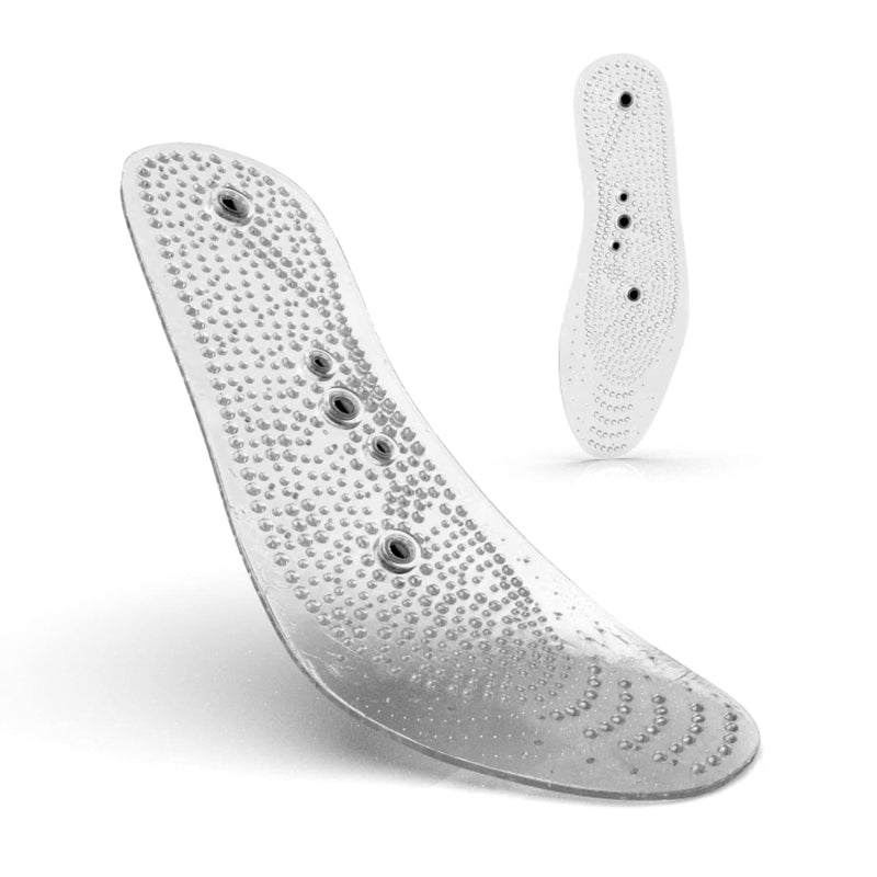 [Australia] - MINDINSOLE Acupressure Insoles - (2 Pairs) Reflexology Insoles for Men and Women | Ultra-Comfort Mens Insoles for Foot Pain with Acupoints & Shoe Magnets | Trim to Fit Custom Magnet Foot Insoles E. 2 pairs 
