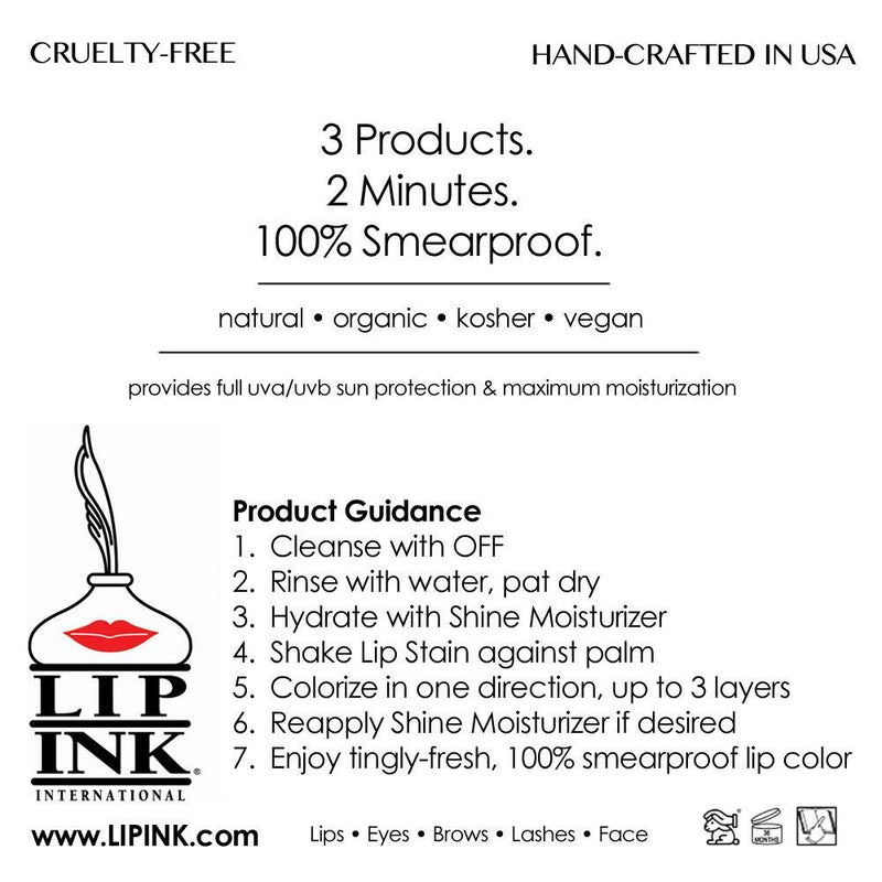 [Australia] - LIP INK Hyper Shine Lip Moisturizer | Organic, Natural, Wax-Free 