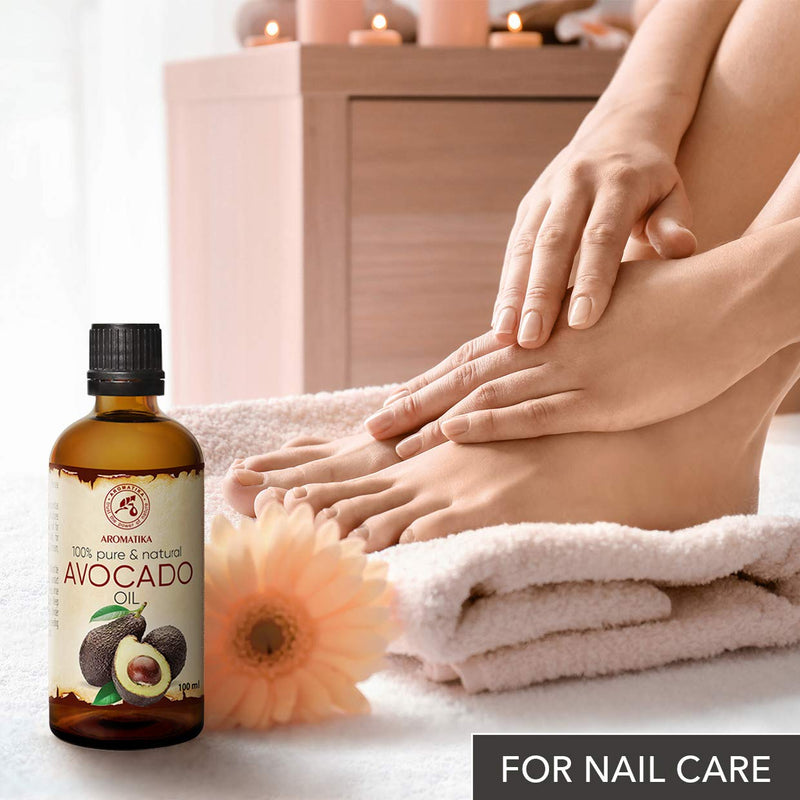 [Australia] - Avocado Oil 100ml - 100% Pure - Cold Pressed - Best Natural Moisturizer for Skin - Nails - Lips - Hair - Face - Body - Scalp - uses as Pure Agent - Great for Spa - Aromatherapy - Bath - Massage 
