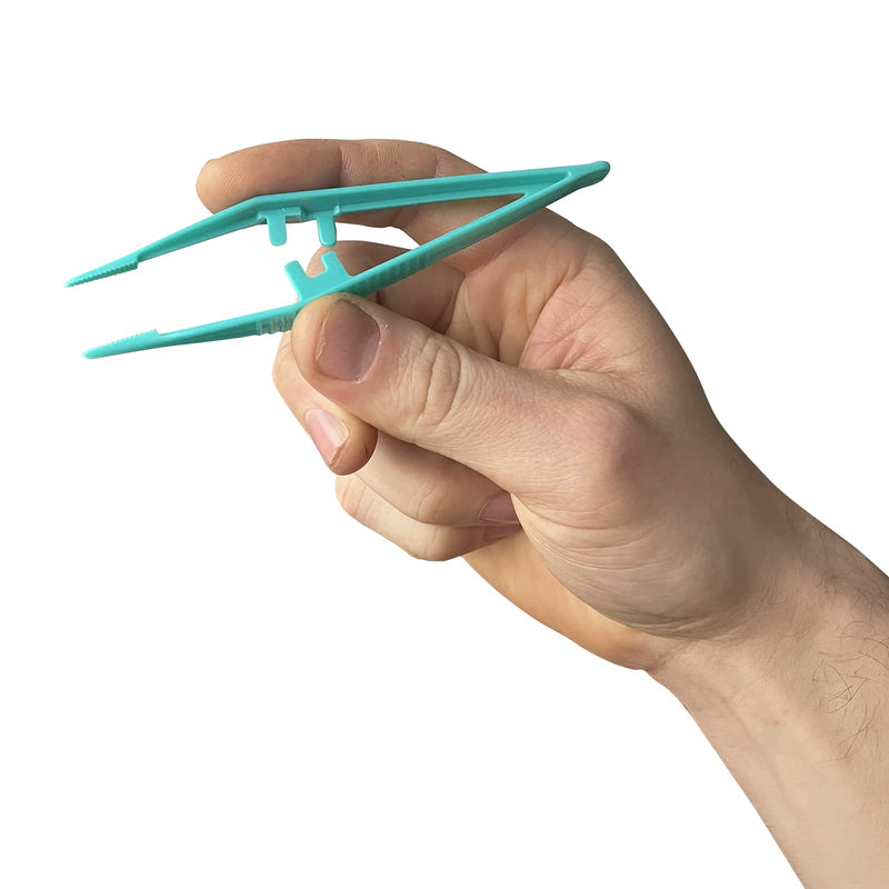 [Australia] - 25 Pack - RE-GEN Re-Usable Plastic Tweezers - Ideal for Health & Beauty First Aid Medical DIY Arts & Crafts 