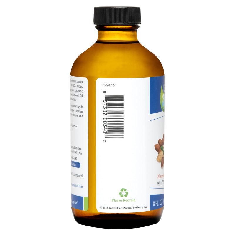 [Australia] - Earth’s Care Sweet Almond Oil - Expeller Pressed Almond Oil for Skin and Hair 8 FL. OZ. 