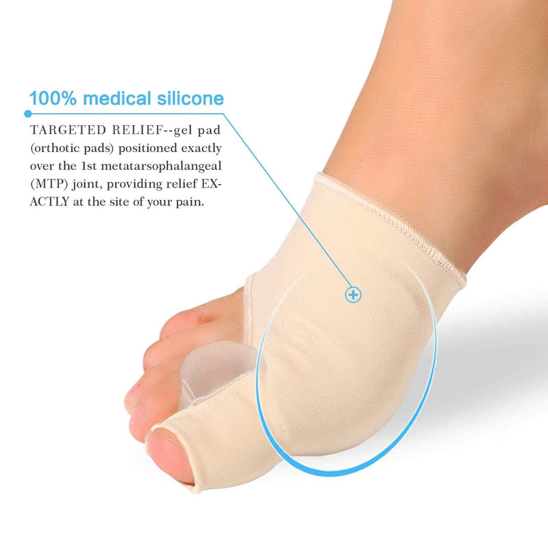 [Australia] - Bunion Corrector for Women, 1 Pair Bunion Relief Protector Sleeves Kit Bunion Pads Hallux Valgus Corrector Toe Straightener Ideal Orthopedic Brace for Foot Pain Relief 