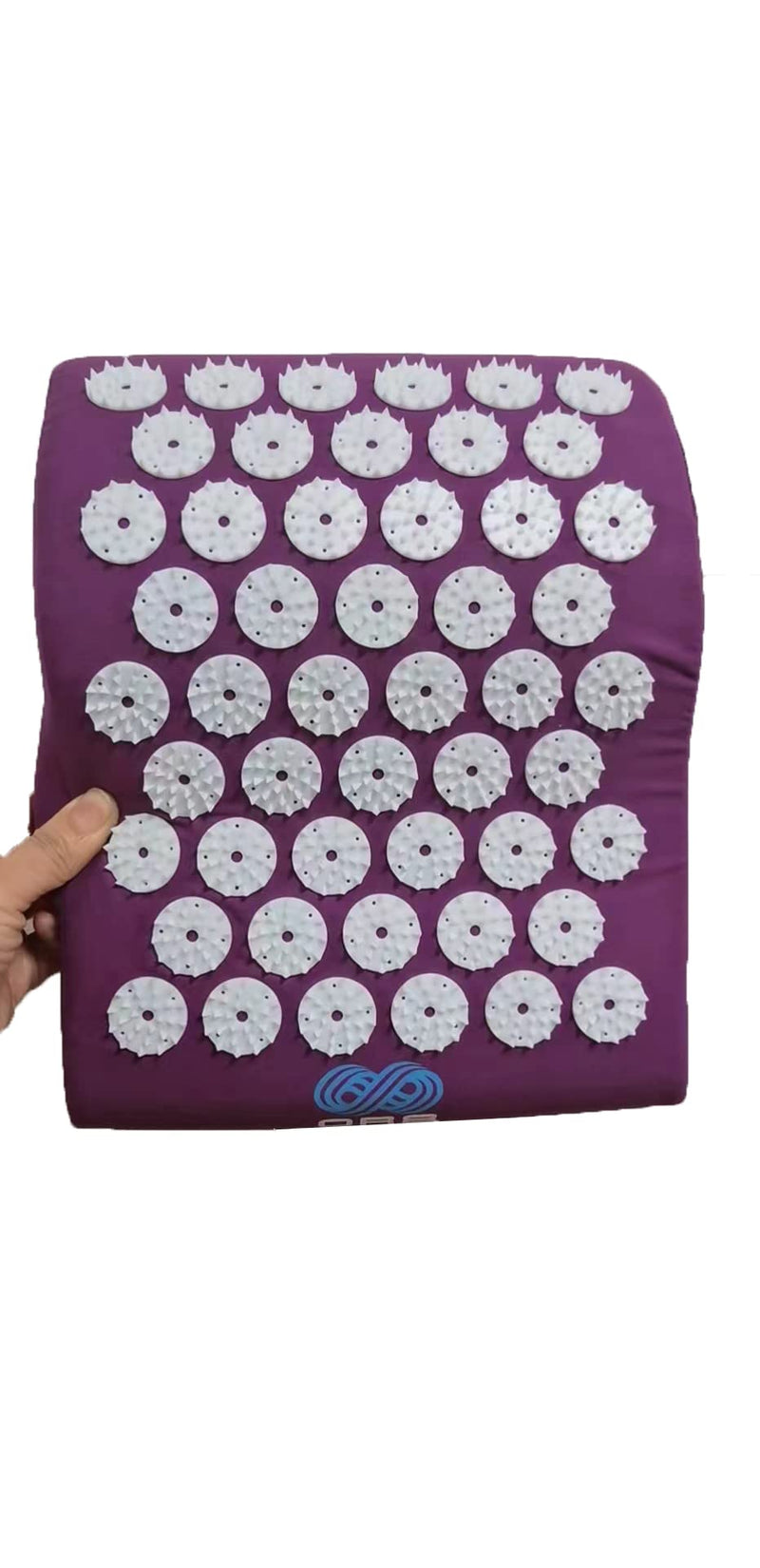 [Australia] - OR8 Wellness Acupressure Pillow for Shoulders and Cervical Bolster Pillow for Neck Pain and Migraine, Massage Cushion, Provides Firm and Safe Support Purple 