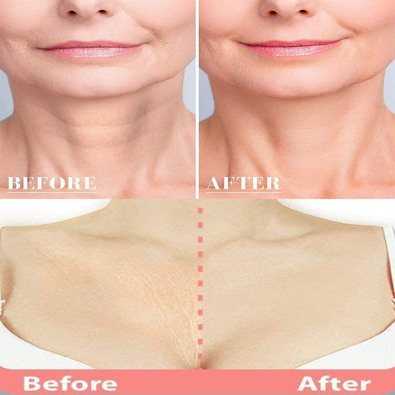 [Australia] - PHCOMRICH Anti Wrinkle Silicone Neck Pads,Resuable and 100% Medical Grade Décolleté Anti Wrinkle Patches Wrinkles Remover for Eliminatinb and Preventing Neck Wrinkles(2pcs) 