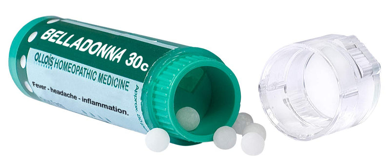[Australia] - OLLOIS Belladonna 30c Organic, Lactose-Free Homeopathic Medicine, 80 Pellets (Pack of 1) 80 Count (Pack of 1) 