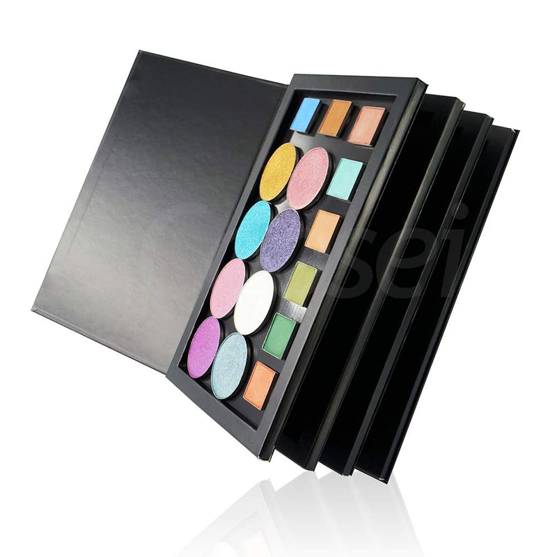 [Australia] - Coosei 4-Layer Book Shaped Mangetic Eyeshadow Palette Large Empty Makeup Storage Box 4Layers 