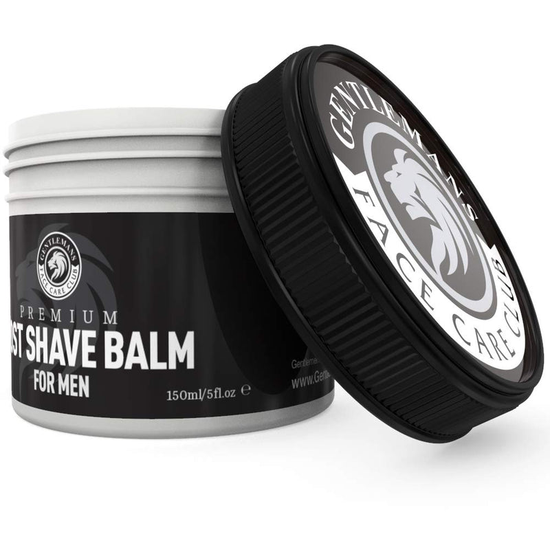 [Australia] - Post Shave Balm For Men - Gentlemans Face Care Club Vegan Friendly After Shave Gel With Witch Hazel + Aloe Vera Calms Sensitive Skin & Razor Burn Fast 
