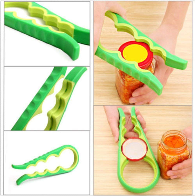 [Australia] - 2 pcs Multi-Purpose Colourful Adjustable Rubber Strap Wrench Grip /Tighten Bottle Jar Can Opener for Small Hands, Seniors or Anyone Who Suffers from Arthritis 