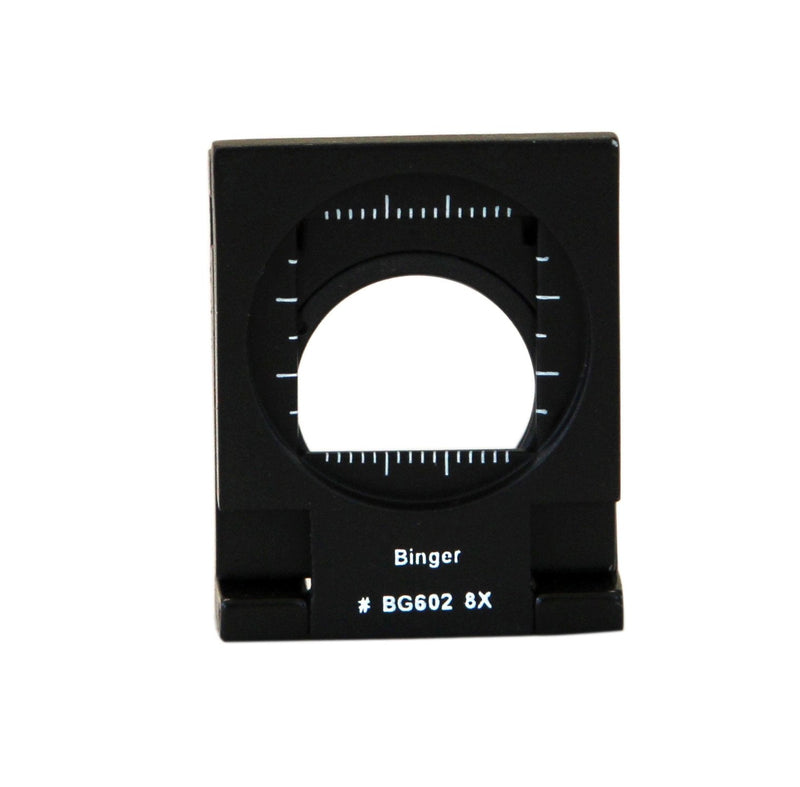 [Australia] - Binger BG602 8x Folding Magnifier Metal Optical Glass Linen Tester Compact Size 