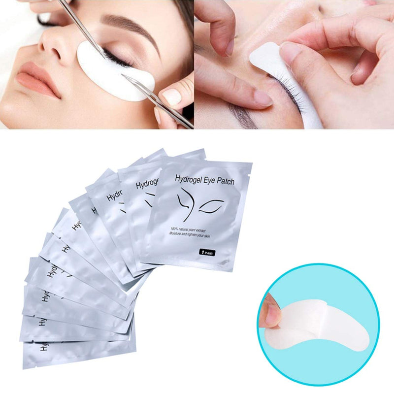 [Australia] - 100 Pairs Set,Under Eye Pads,Comfy and Cool Under Eye Patches Gel Pad for Eyelash Extensions Eye Mask Beauty Tool 100 Pairs 