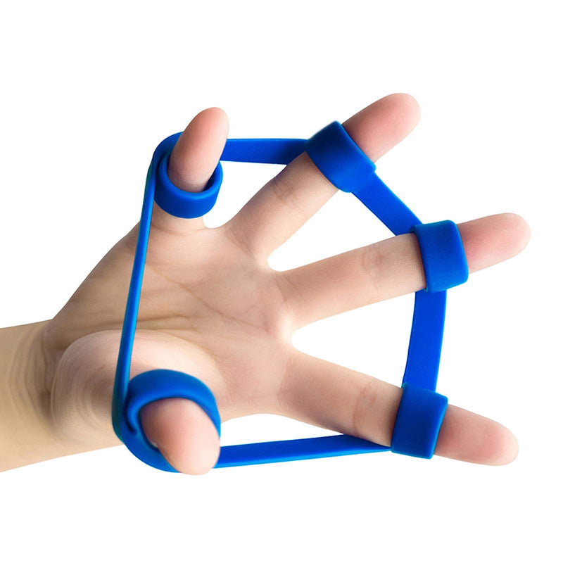 [Australia] - Airisland Finger Stretcher Hand Resistance Bands Hand Extensor Exerciser Finger Grip Strengthener Strength Trainer Gripper Set for Arthritis Carpal Tunnel Exercise Guitar and Rock Climbing 3pcs 
