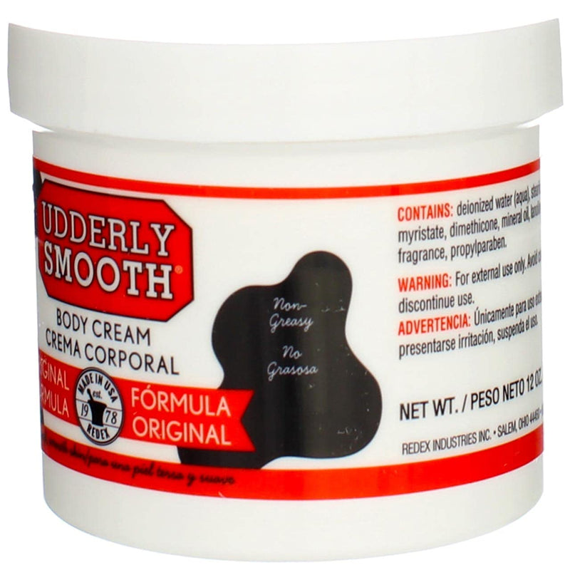 [Australia] - Udderly Smooth Udder Cream, Skin Moisturizer, 12 Ounce Jar (Pack of 2) 
