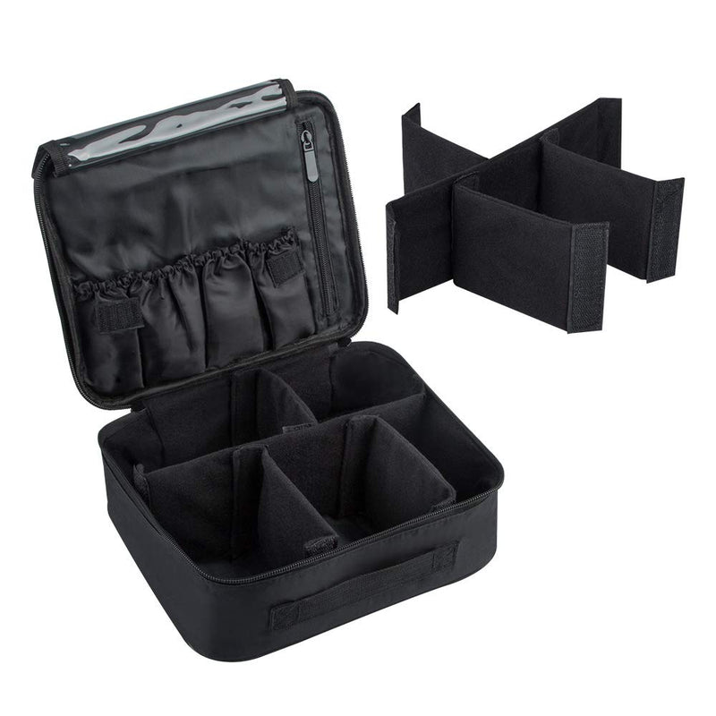 [Australia] - Travel Makeup Case, SourceTon Professional Cosmetic Makeup Bag Organizer Makeup Boxes With Spaced Cosmetic Bag 