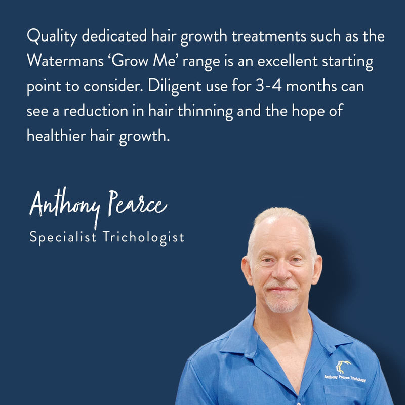 [Australia] - Grow Me® Hair Growth Shampoo - Not just a Caffeine Shampoo we include Biotin, Argan Oil, Rosemary, Niacinamide. Hair Thickening Treatment for Women & Men with progressed thinning. 