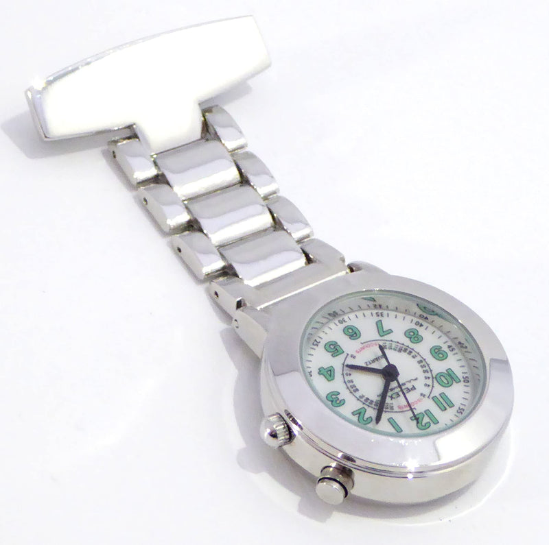 [Australia] - Pelex Easy Read Pulsometer Marking dial Nurse FOB Watch with Backlight 