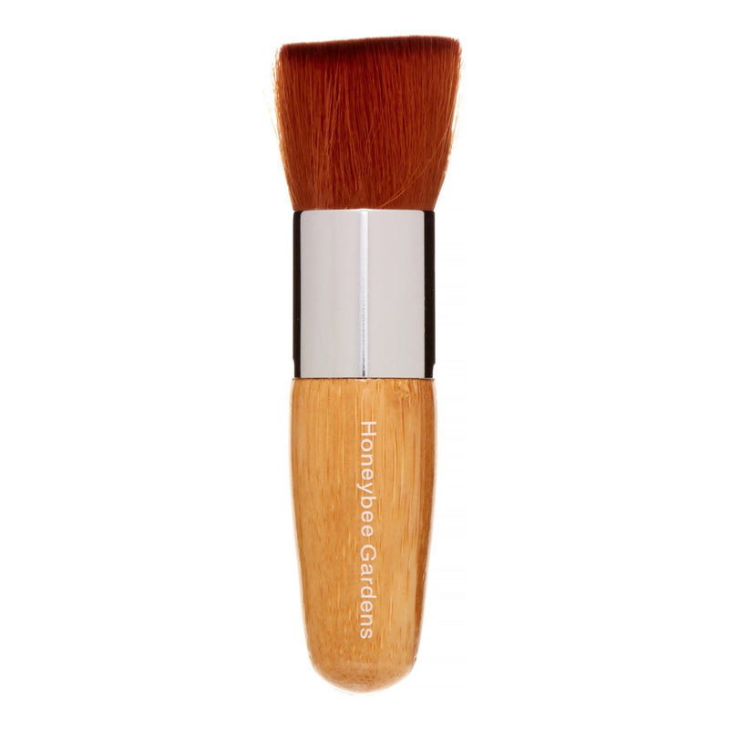 [Australia] - Honeybee Gardens Kabuki Brush/Bronzer Brush/Mini Buffer Brush | Bamboo Handle | Eco Friendly 