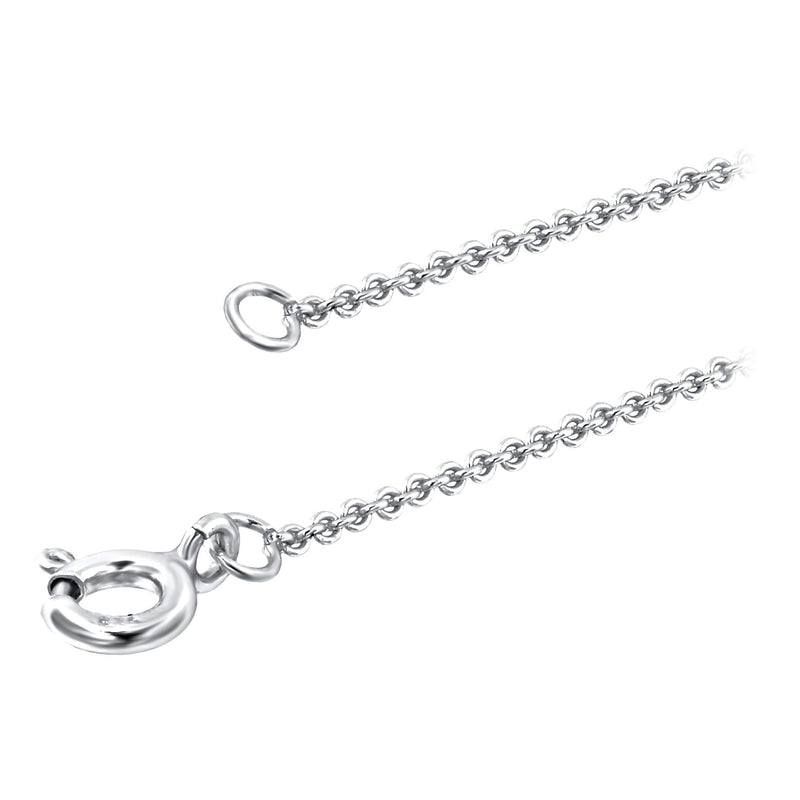 [Australia] - Sea of Ice 3 Pieces Set Sterling Silver Necklace Bracelet Anklet Chain Extenders for Necklace, 2" 3" and 4" 