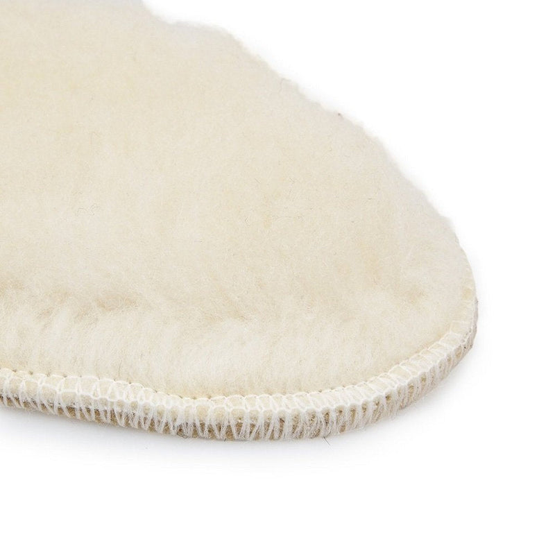 [Australia] - LAMBAA Unisex Sheep Wool Fleece Insoles Warm Soft Cozy 7 Women/5 Men 