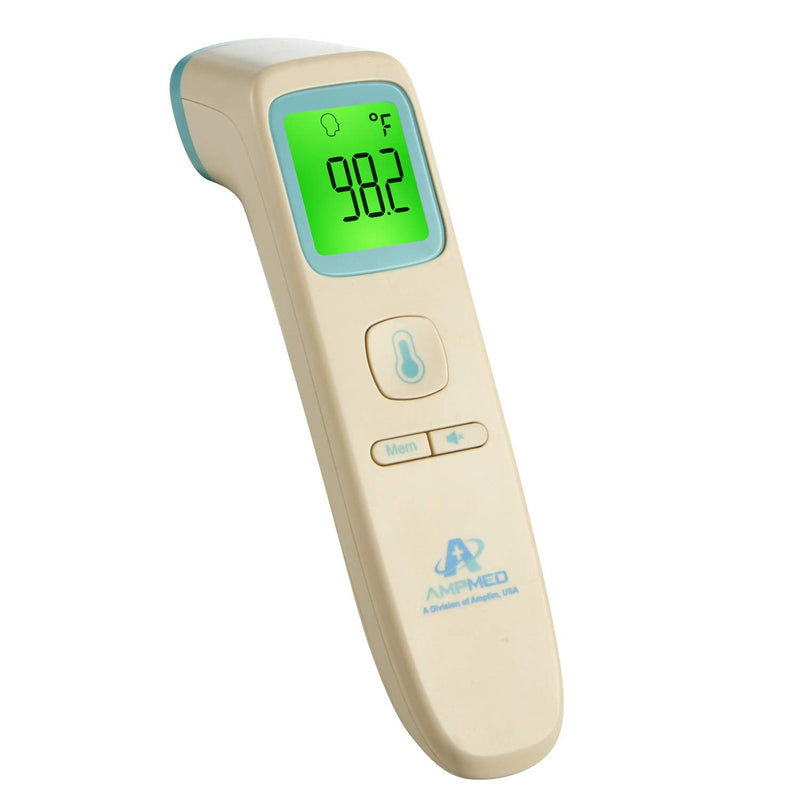 [Australia] - Amplim Non Contact Digital Thermometer for Adults Forehead. AmpMed Medical Grade Touchless Thermometer for Temperature of Adult, Child or Baby 