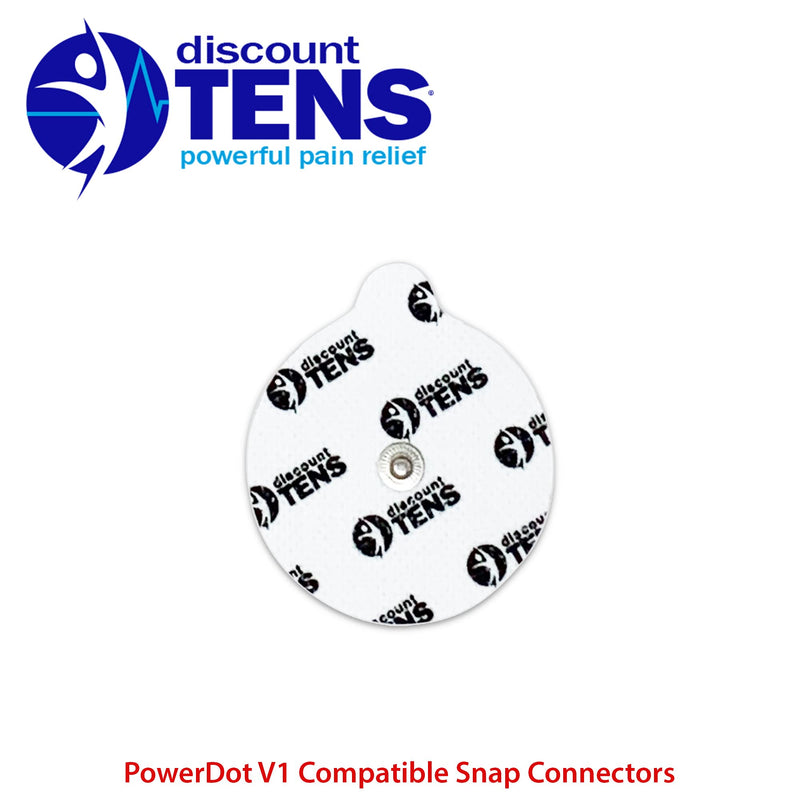 [Australia] - PowerDot 1.0 Compatible Electrodes with Snap Connector. 12 Premium PowerDot 1.0 Compatible Replacement Pads (Version 1 - Snap Connector) Version 1.0 - Snap 