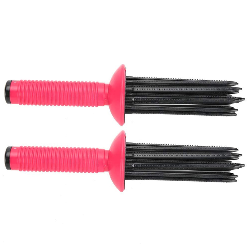 [Australia] - Hair Curling Roll Comb, Hair Curler,Hair Fluffy Curling Comb Hair Comb Beautymisc Curling For Wand Hairstyling Tools 