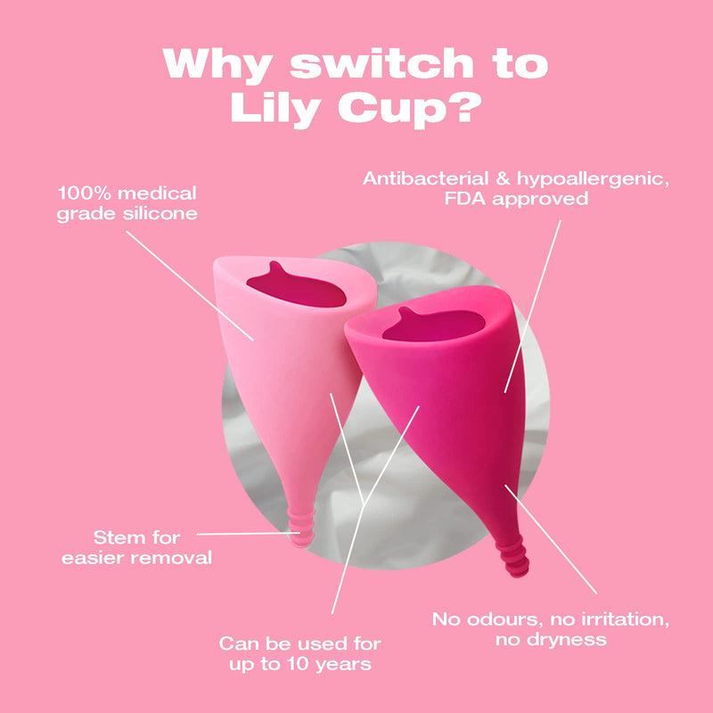 [Australia] - Intimina Lily Cup Size A - Thin Menstrual Cup, Period Cup With Up To 8 Hours Use 