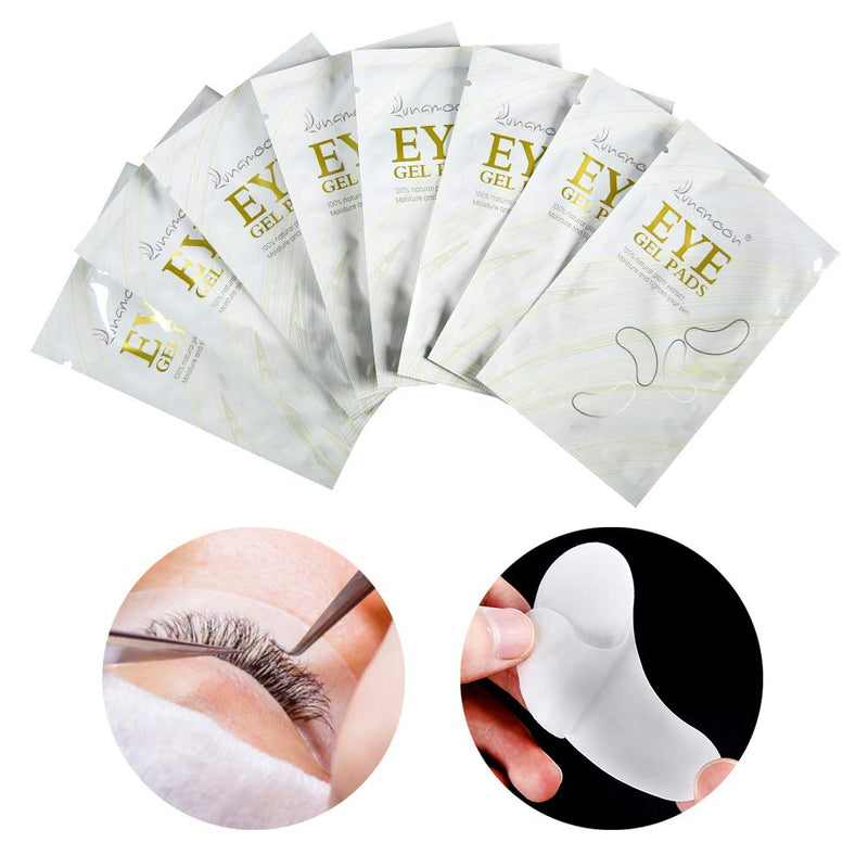 [Australia] - Lunamoon Eye Lash Extension Pads 100 pairs Under Eye Pads for Lash Extensions Lint Free Lash Pads Extension Eye Pads 
