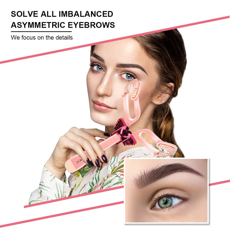 [Australia] - Eyebrow Stencil Kit,Reusable Eyebrows Grooming Stencil Eyebrow Assistant Tool Makeup Accessories (pink) pink 