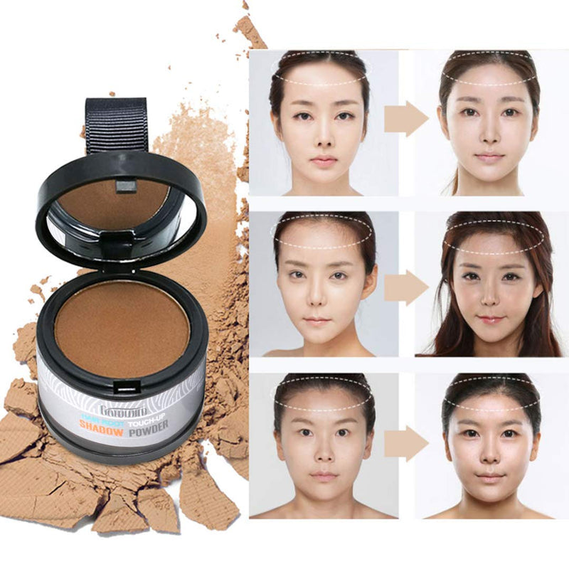 [Australia] - gowwim Root Touch Up,Hair Powder Hairline Color Shadow,Instantly Root Concealer Powder to Cover Up Roots,0.14oz,4g. Black 