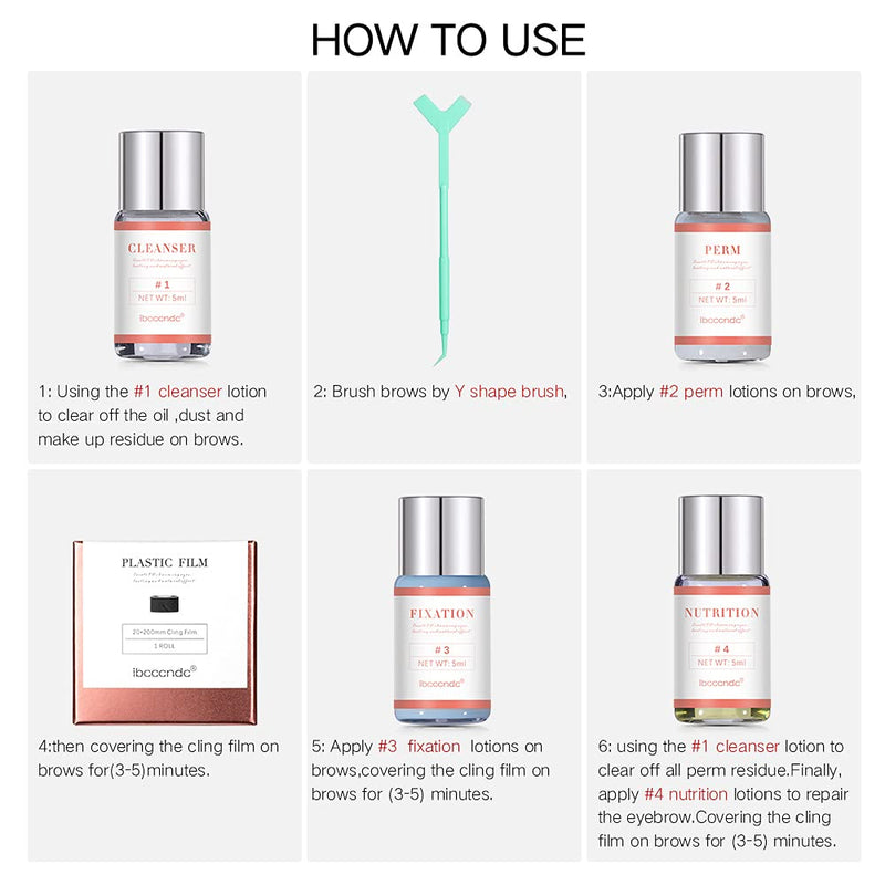 [Australia] - SHEEYOON Eyebrow Lamination Kit, Professional Brow Lift Kit, DIY 3D Eyebrow Perm for Natural Trendy Shaping Brow, Long Lasting 8 weeks 