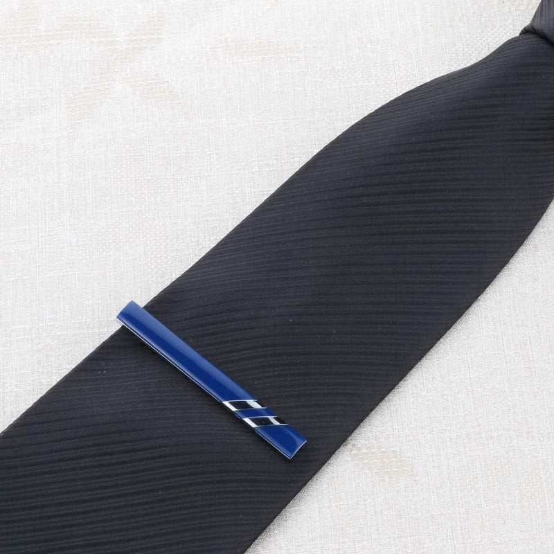 [Australia] - GWD Tie Clips for Men Wedding Business Classic Tie Bar Clip Set D style 