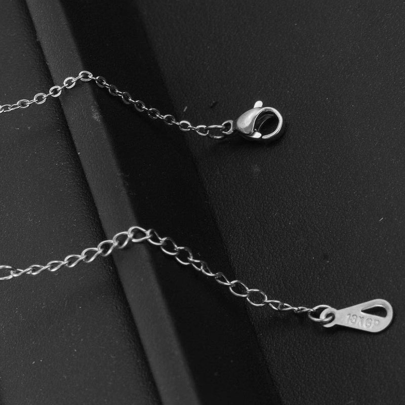 [Australia] - Jude Jewelers Stainless Steel Small Heart Charm Collar Necklace Silver 