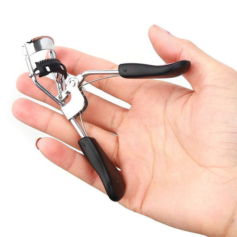 [Australia] - Eyelash Curler Stainless Steel with Brush Mascara Muffle False Eyelashes Accessory Best Professional Tool for Lashes Curls Pinkiou 