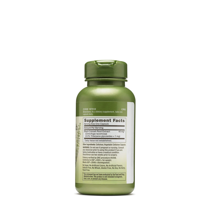 [Australia] - GNC Herbal Plus Black Cohosh Extract 40mg, 100 Capsules, Support for Menopause 