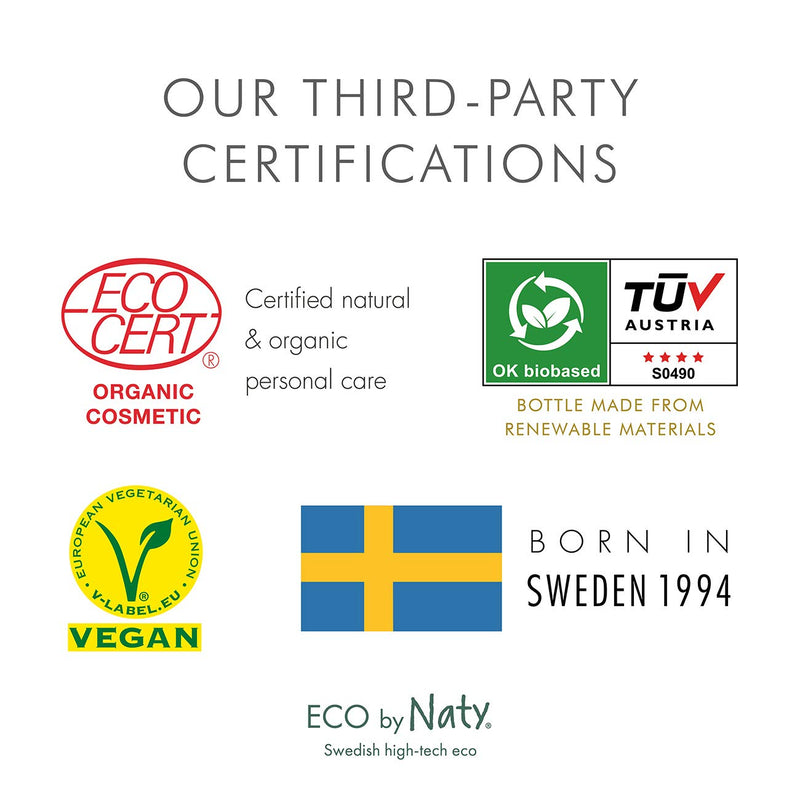 [Australia] - Eco by Naty Baby Body Wash – Cleansing, Hypoallergenic Shower Gel, Plant Based Body Wash made with Aloe Vera and Nourishing Oil (200 ml Bottle) 200 ml (Pack of 1) Baby Wash Gel 