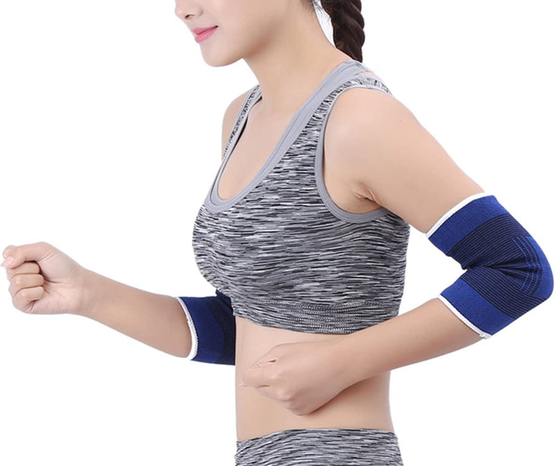 [Australia] - JUSDIQIR 2 PCS Elbow Compression Sleeves, Elbow Brace for Men And Women, Tennis And Golfer's Elbow Support, Arm Support Sleeves For Sports Protection And Pain Relief 