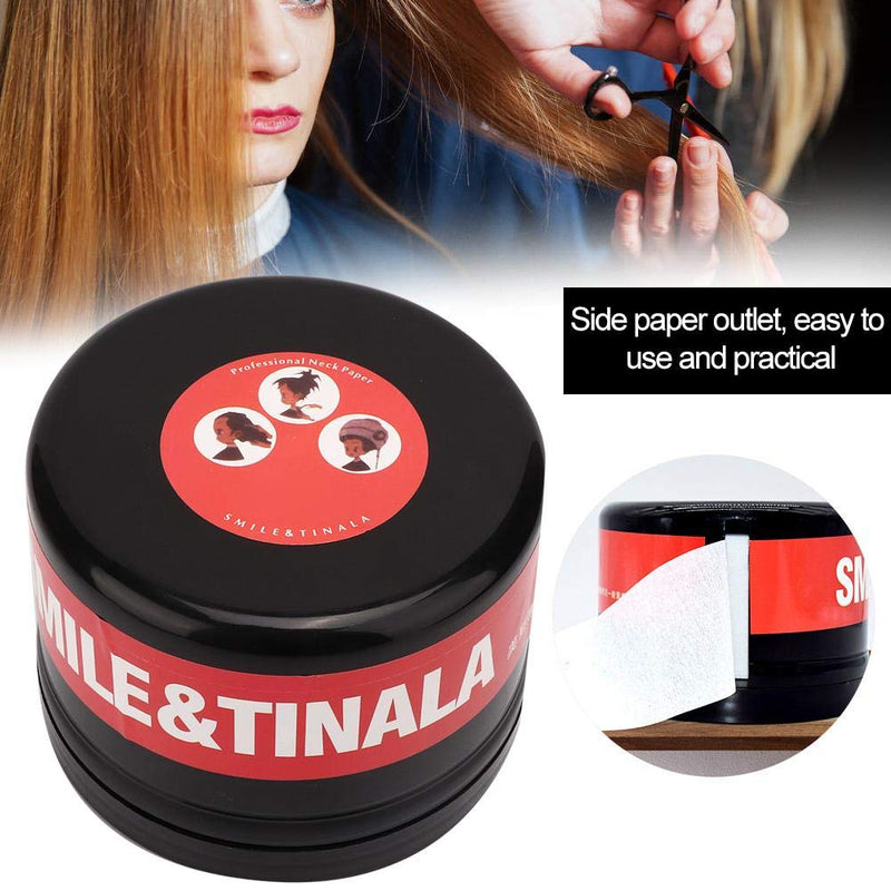 [Australia] - Neck Paper Roll Holder, Disposable Hairdressing Paper Storage Box, Easy To Store And Remove Haircut Scarf Paper 