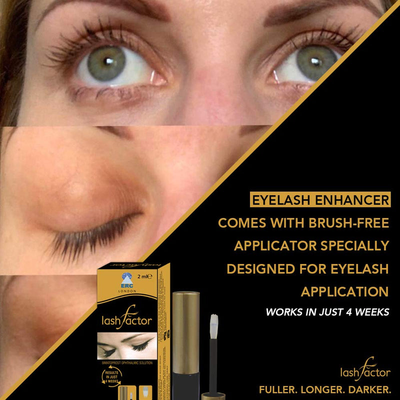 [Australia] - Lashfactor Pro, Triple Strength Rapid Eyelash Growth in just 4 weeks, Ophthalmologist and Dermatologist Tested, 2ml 