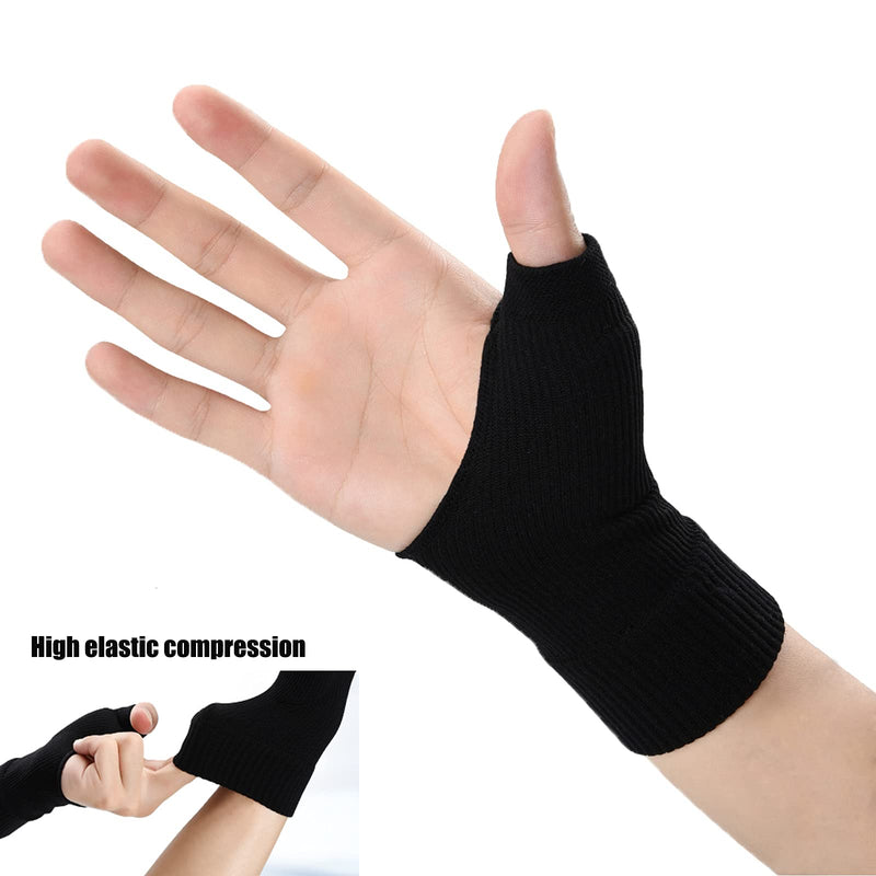 [Australia] - Wrist Thumb Support Compression Gloves (1 Pair), Breathable Wrist Brace Compression Sleeves with Soft Gel Pads for Tendonitis, Arthritis, Carpal Tunnel Splint for Relieve Hand Wrist Thumb Joint Pain 