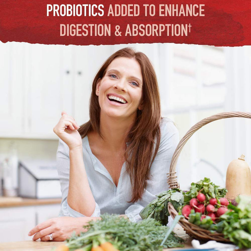 [Australia] - Organic Ashwagandha Stress, Mood & Energy Support Supplement with Probiotics & Ginger Root for Digestion - Garden of Life mykind Organics - Vegan, Gluten Free, Non GMO – 2 Month Supply, 60 Tablets 