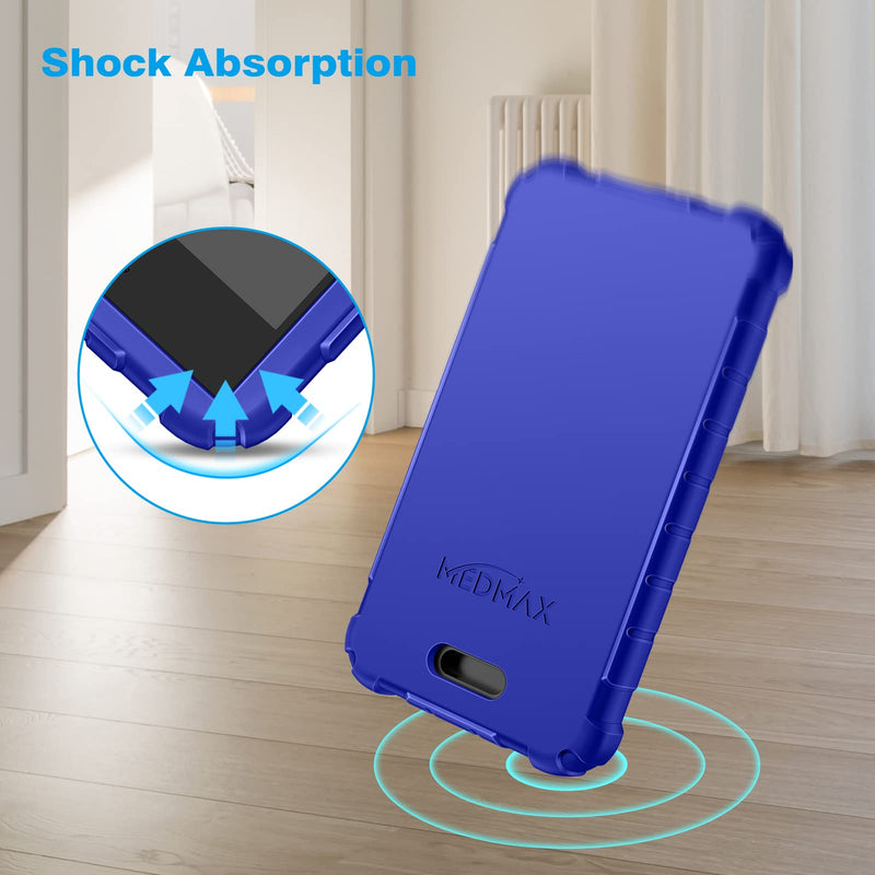 [Australia] - MEDMAX Silicone Case for Omnipod Dash PDM (Personal Diabetes Manager), Lightweight Shockproof Anti Slip Protective Cover Soft Gel Skin with Raised Bezel for Omnipod Dash Device (Navy) Navy 